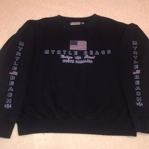 Vintage style Myrtle Beach crewneck sweatshirt.